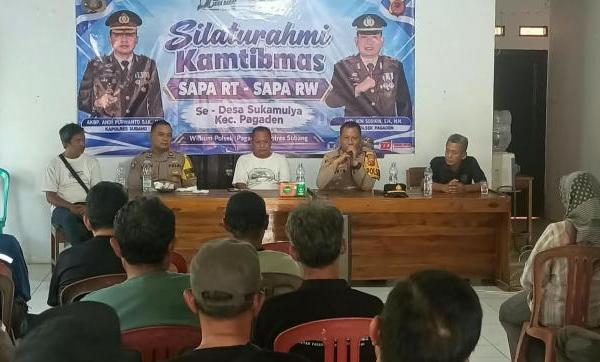 AKP Ikin Gaet RT dan RW Atasi Masalah Tanpa Sampai ke Polsek Pagaden