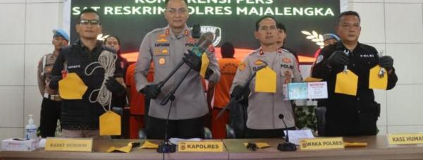 Polres Majalengka Ringkus 3 Residivis Spesialis Curat Lintas Daerah