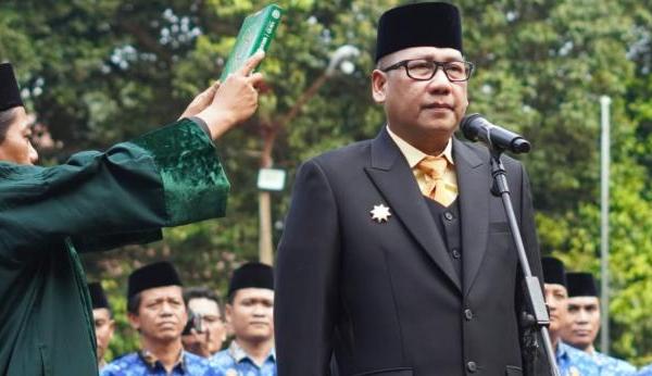 Tinggalkan Bapenda, Rona Mairansyah Resmi Jabat Sekda Subang